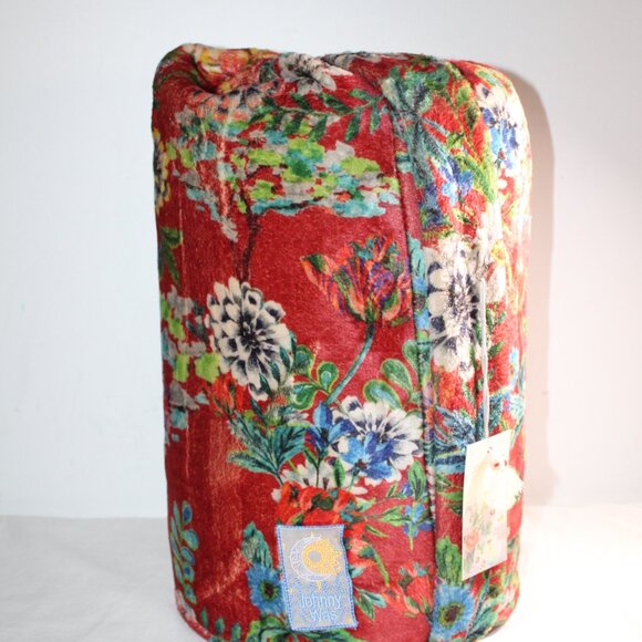 NWT Johnny Was BIYA Laurel Canyon Cozy Blanket Throw Reversible Bobcat Forest - Picture 5 of 9